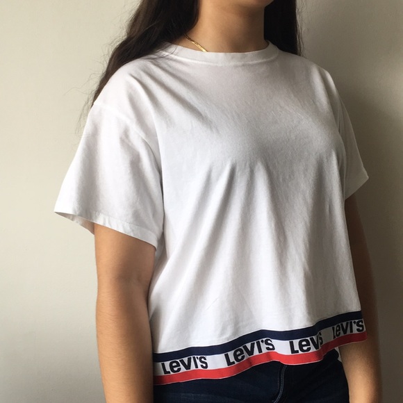 levi's crop top womens